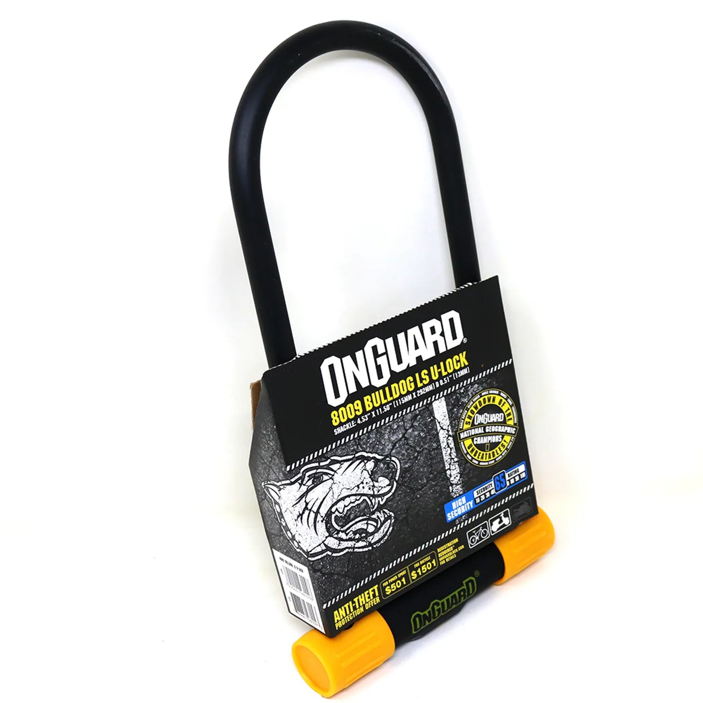 Candado OnGuard U-lock Bulldog LS 115x292mm