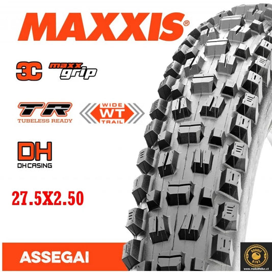 Neumatico Maxxis Minion Dhf 27.5 X 2.50 Wt Exo 2c Tubeless Color Negro