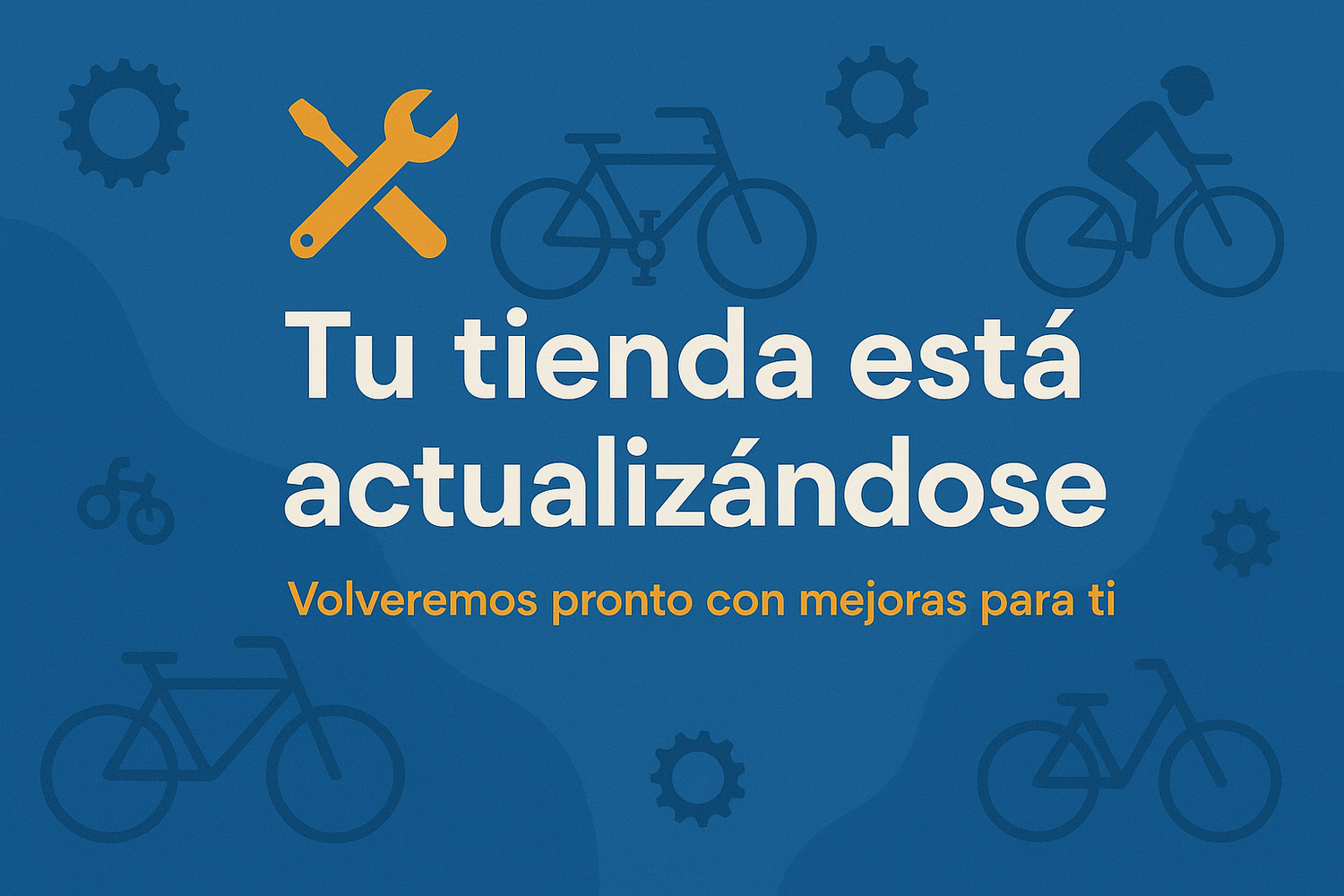 Banner de mantenimiento para Insanity Bikes